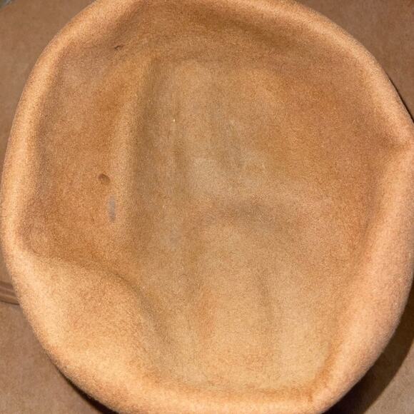 Wright Vintage Cowboy Hat Brown Felt  Size 7 Western 80s Rodeo - Picture 5 of 5